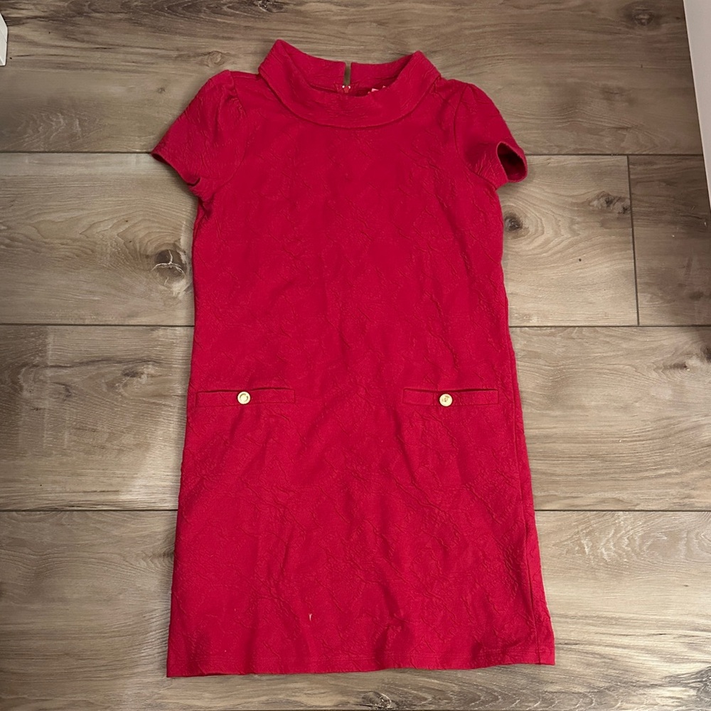 Lilly Pulitzer Bright Red Kids Dress